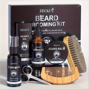 Kit de cuidados para barba masculina
