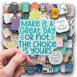 100 adesivos inspiradores